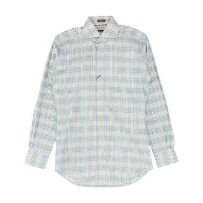 Multi Plaid Long Sleeve Button Down