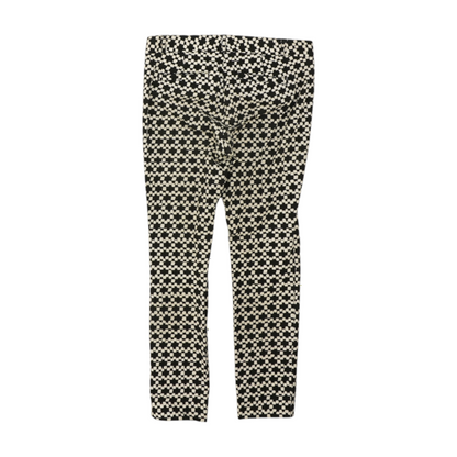 Black Petite Polka Dot Slim Pants