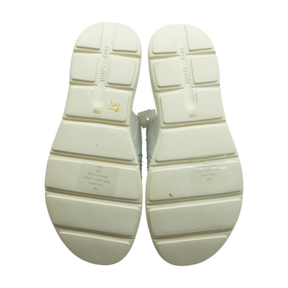 Gray Wedged Sandals