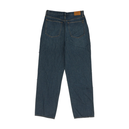 Navy Straight Jeans