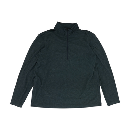Charcoal Solid 1/4 Zip Pullover