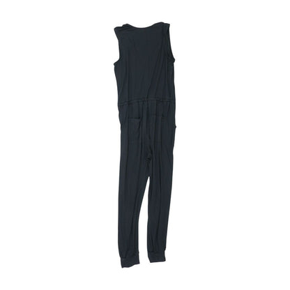 Black Solid Jumpsuit