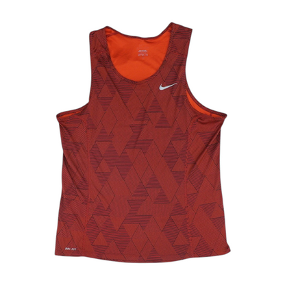 Red Abstract Active Tank