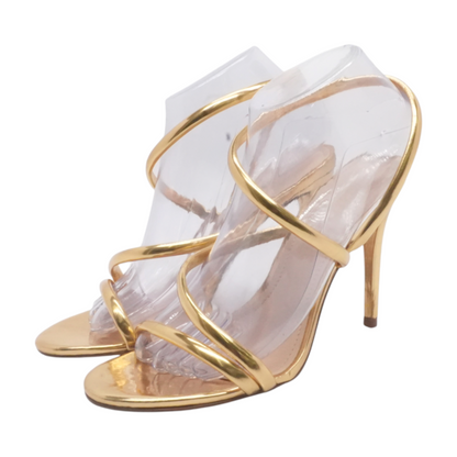 Gold Stiletto Heels