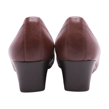Brown Wedge Heels