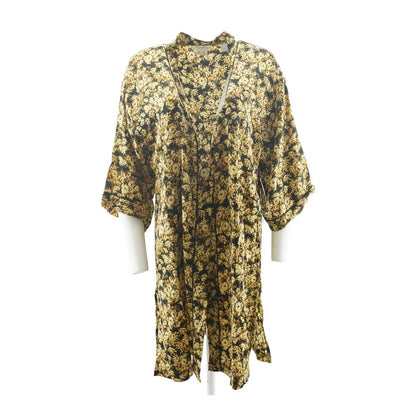 Yellow Floral Cardigan Sweater