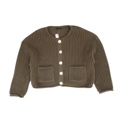 Brown Cardigan Sweater