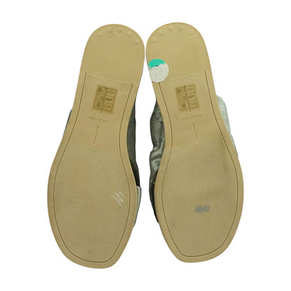 Gray Flat Sandals