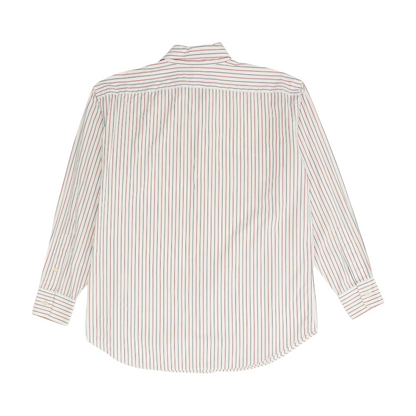 White Striped Button Down