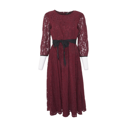 Burgundy Midi Dress