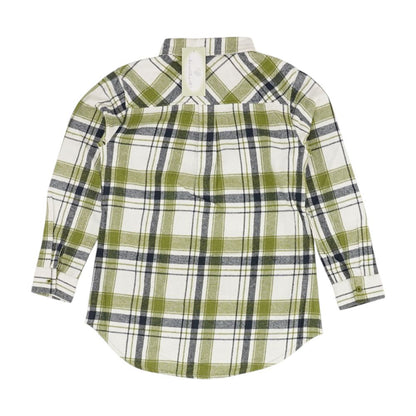 Green Plaid Button Down