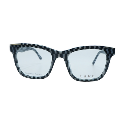 Gray LA111 Square Prescription Eyewear
