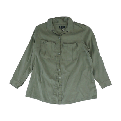 Olive Plus Button Down