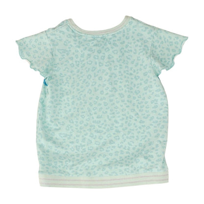 Green Animal Print Crewneck T-Shirt