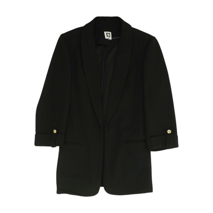 Black Solid Blazer