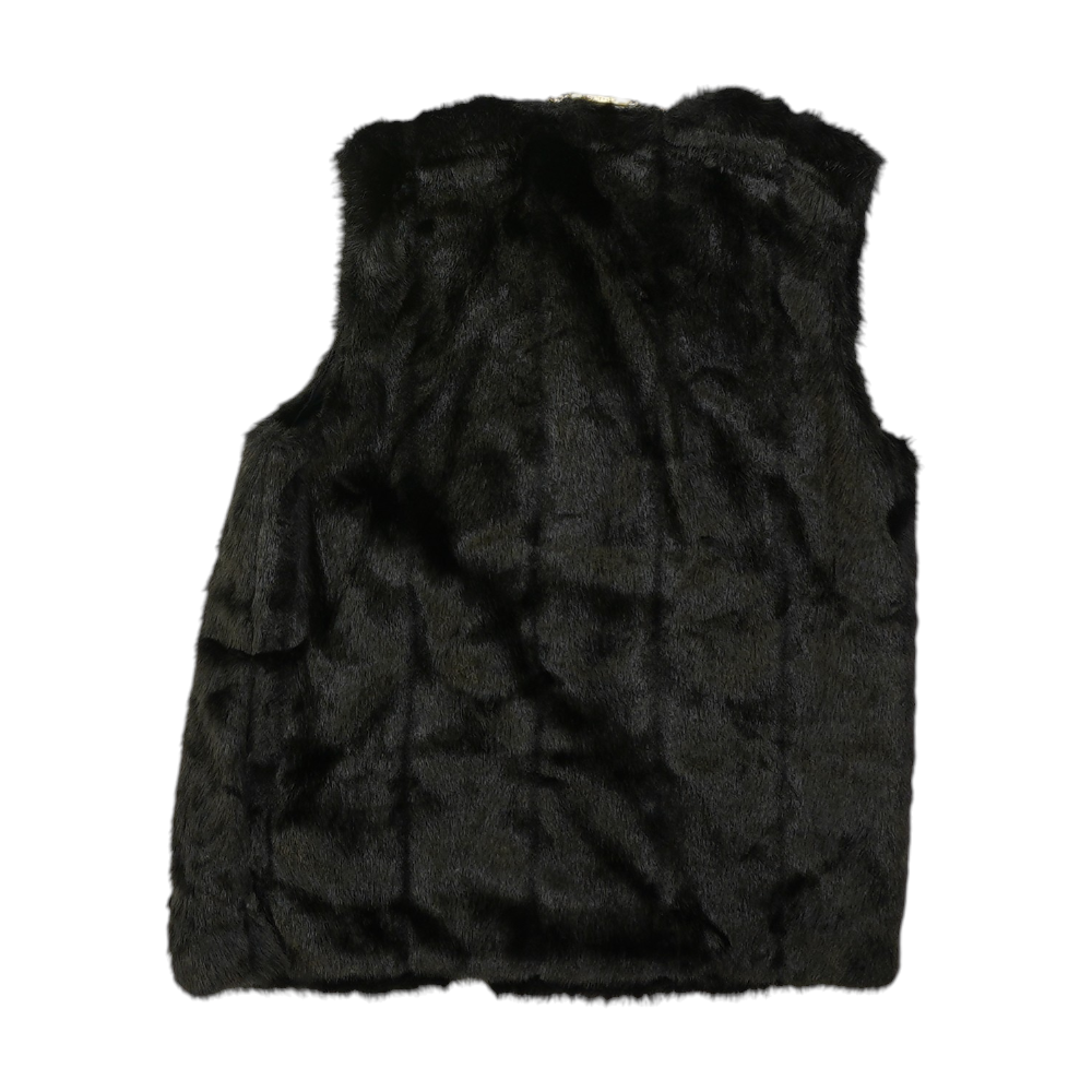 Black Solid Vest