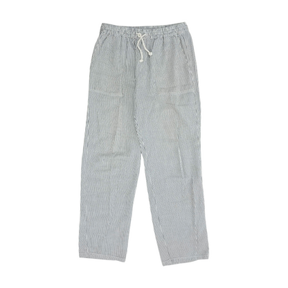 White Striped Regular Pants