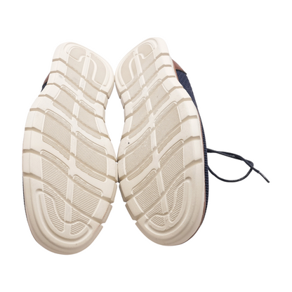 Navy Lace-Up Dress Shoes