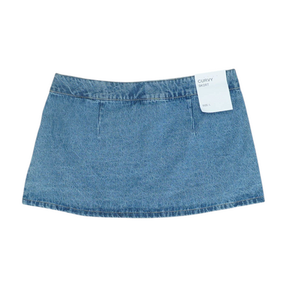 Blue Mini Skirt