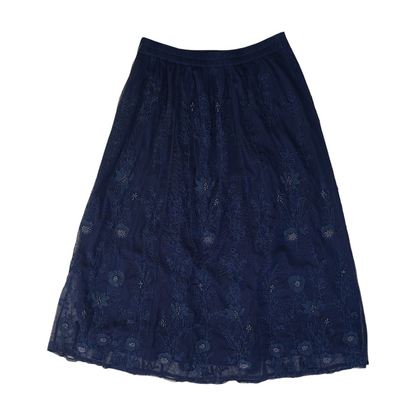 Navy Maxi Skirt