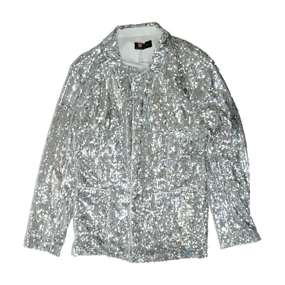 Silver Solid Jacket