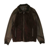 Brown Solid Leather Jacket