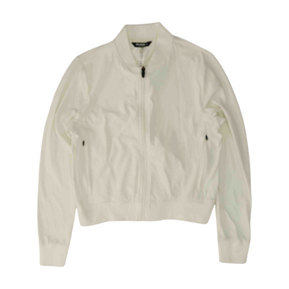 White Solid Active Jacket