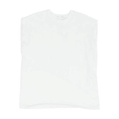 White Solid Pajama Top