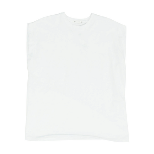 White Solid Pajama Top