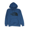 Blue Solid Hoodie Pullover