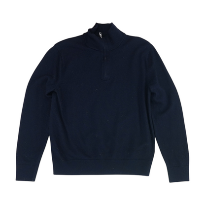 Navy 1/4 Zip Sweater