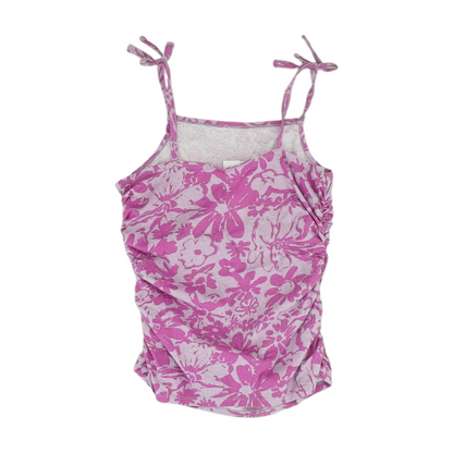 Purple Floral Blouse