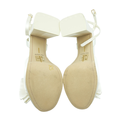 Ivory Block Heels