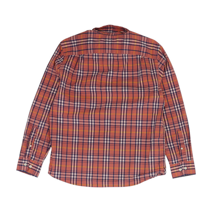 Pink Plaid Long Sleeve Button Down