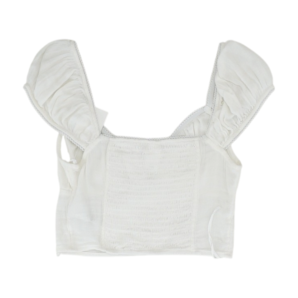 Abound Ivory Cropped Blouse – Image 2