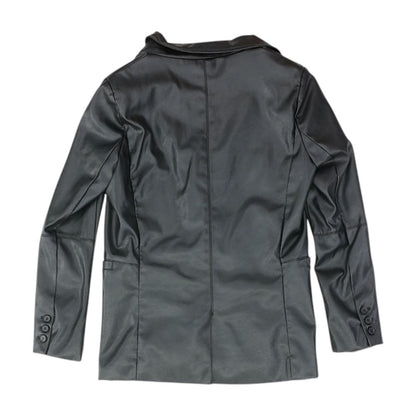 Black Faux Leather Jacket