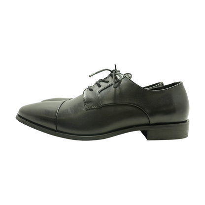 Black Lace-Up Dress Shoes