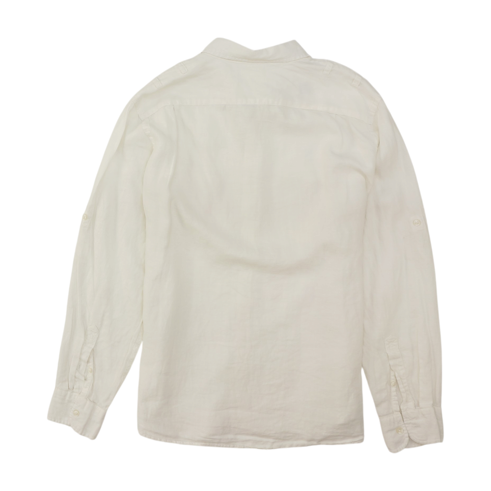 J.Crew Ivory Solid Long Sleeve Button Down – Image 2