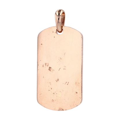 6 3/4 ctw 14K Rose Gold Diamond Pendant