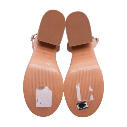 Nude Block Heels