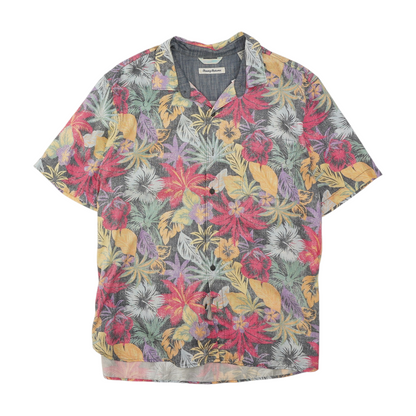 Multi Tropical Short Sleeve Button Down