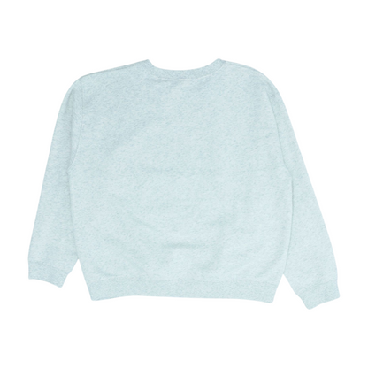 Gray Solid Sweatshirt Pullover