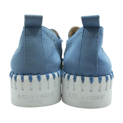 Blue Slip-On Flats