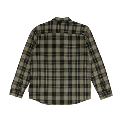 Gray Plaid Long Sleeve Button Down