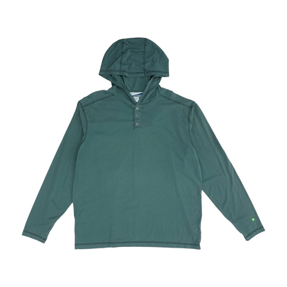 Green Solid Henley T-Shirt