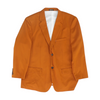 Orange Short Solid Sport Coat