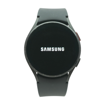 40mm Galaxy Watch4 Black Smartwatch Black Band S/M
