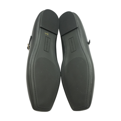 Black Slip-On Flats