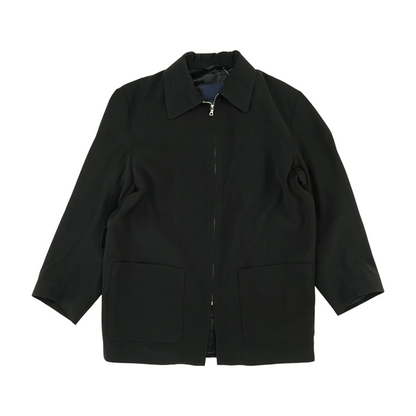 Black Solid Jacket