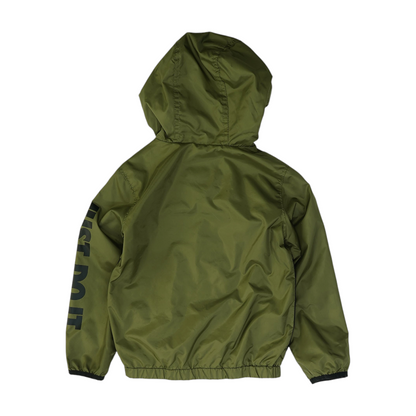 Green Color Block Jacket